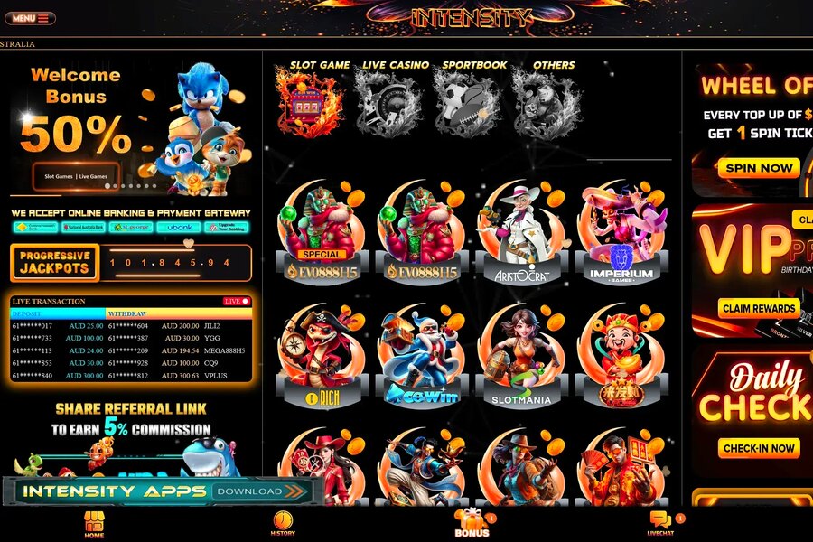 Intensity Casino Mobile App – Download APK for Exciting Fun